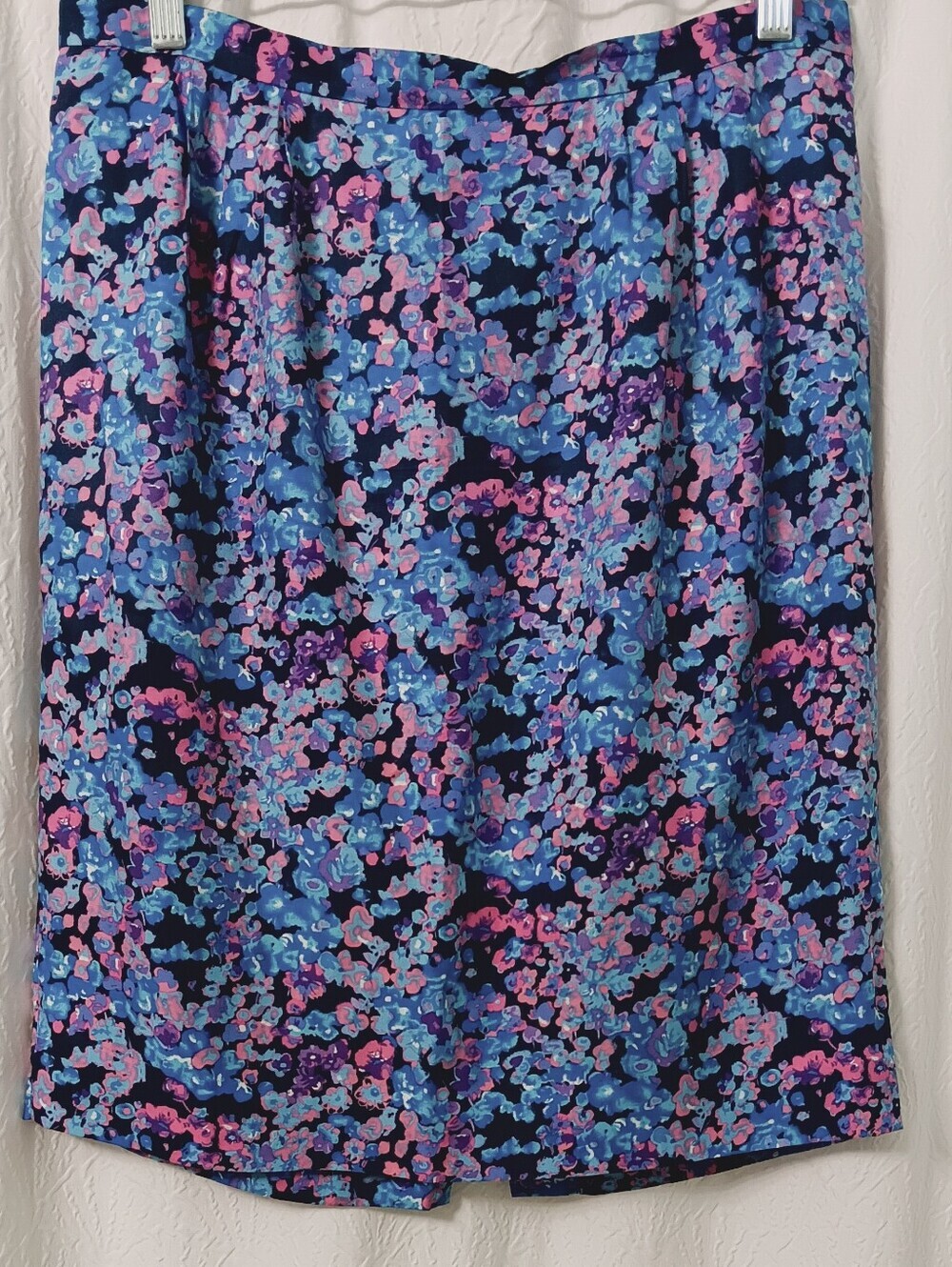 Boden Women's Floral Print Pencil Skirt - Blue & Pink